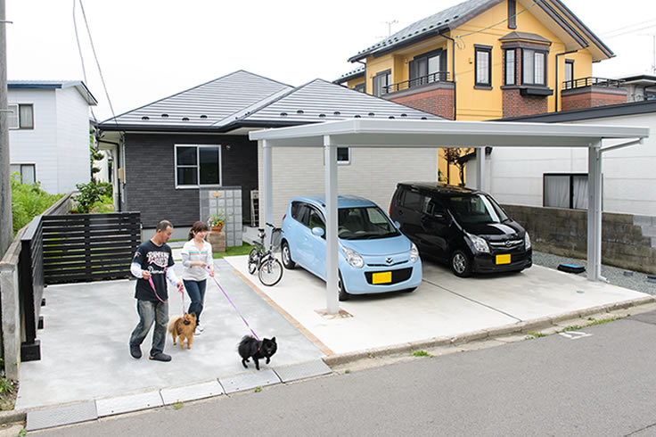 愛犬とゆったりとした生活を送れる平屋