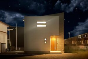 NOON展示用夜の外観