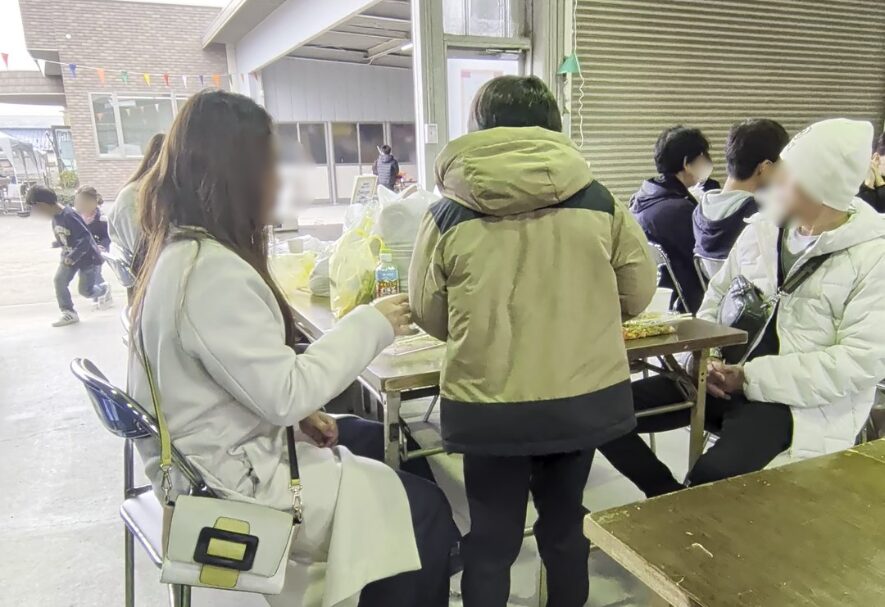 感謝祭お客様風景