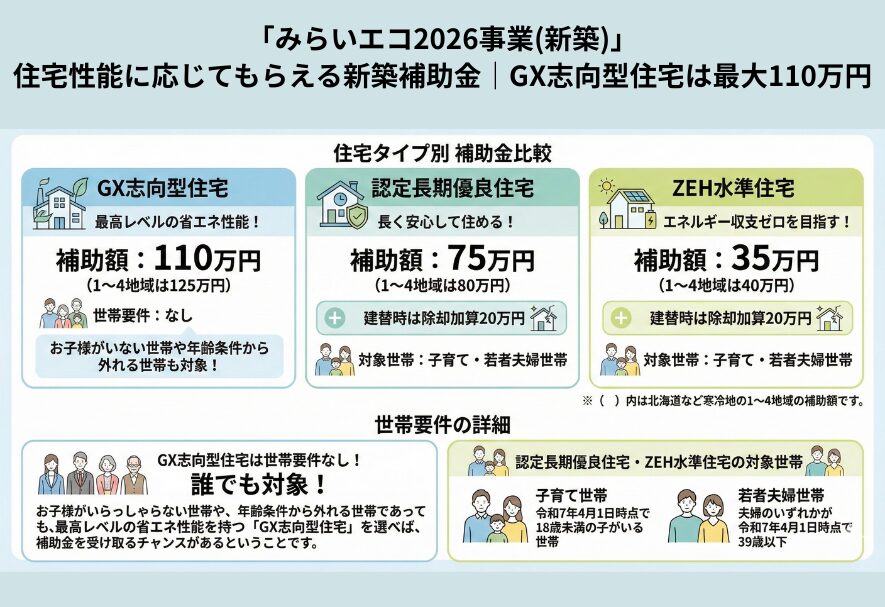 【速報】2026年度 住宅向け省エネルギー関連補助金について