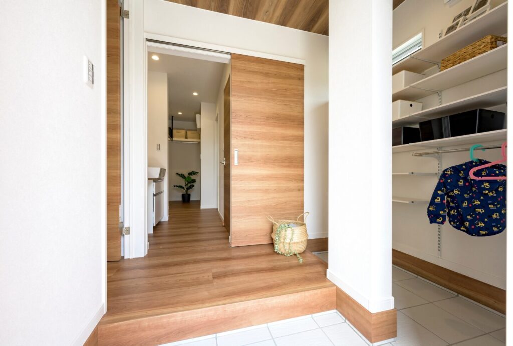 ファミクロ直結の玄関動線