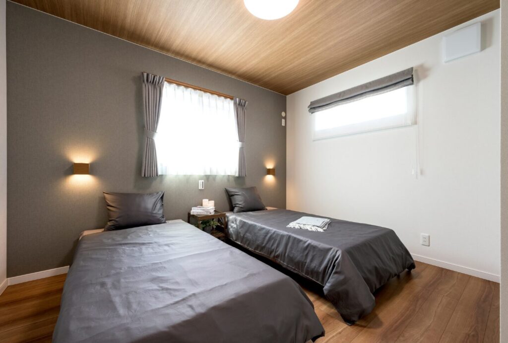 落ち着きを纏う寝室