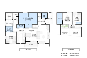 平屋なのに、家の1/3が収納。そんな暮らしが太田市で今秋はじまります！