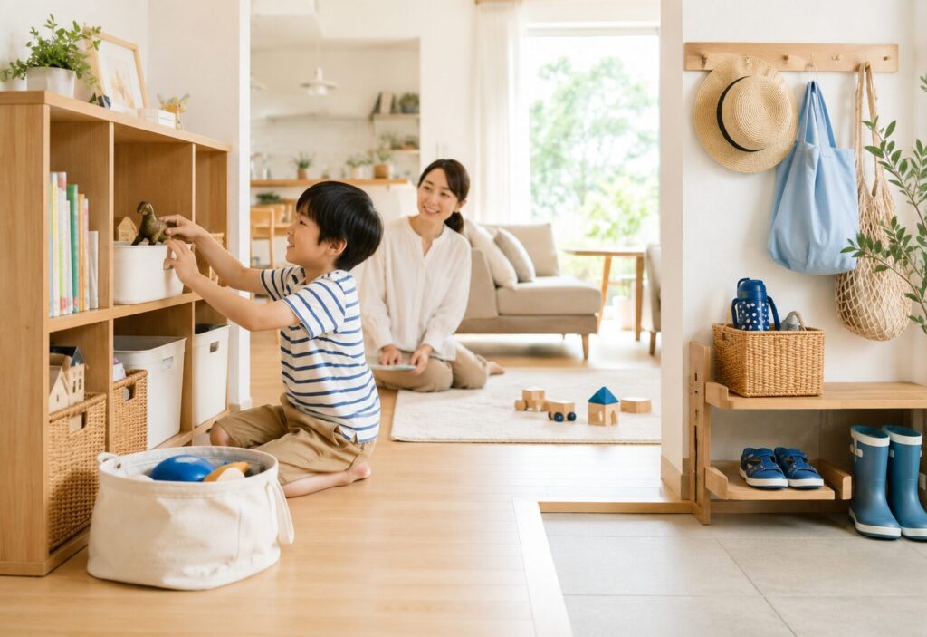 夏休みでも散らかりにくい家づくりのコツ