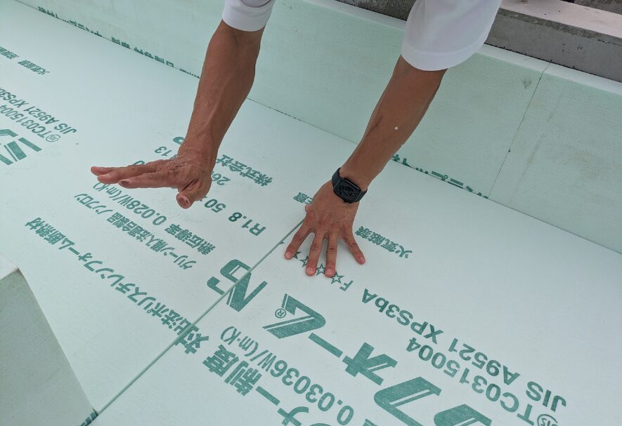 FLAT-Xモデルハウス建築レポート①基礎断熱