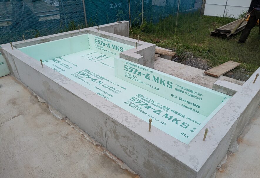 FLAT-Xモデルハウス建築レポート①基礎断熱
